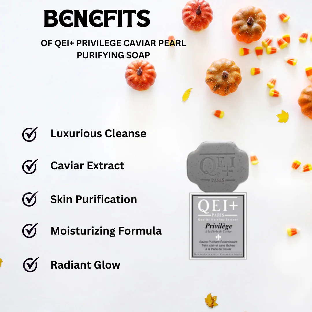 QEI+ Privilege Caviar Pearl Purifying Soap 7 oz / 200 g - Image 2