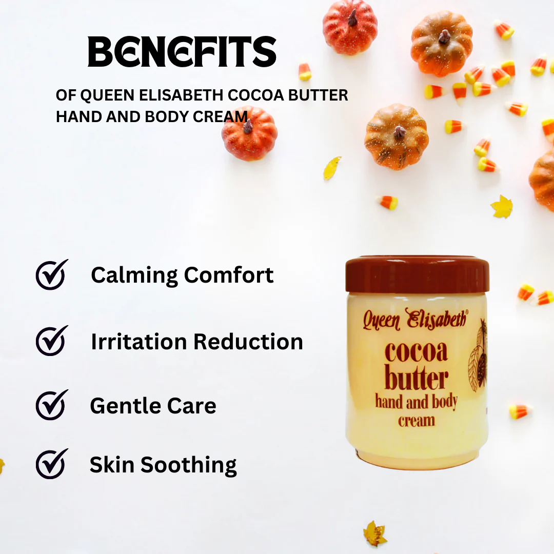 Queen Elisabeth Cocoa Butter Hand and Body Cream 500 ml - Image 2