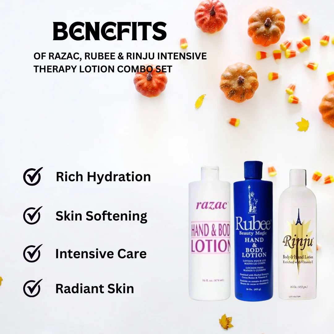Razac, Rubee & Rinju Intensive Therapy Lotion Combo Set 48oz - Image 2