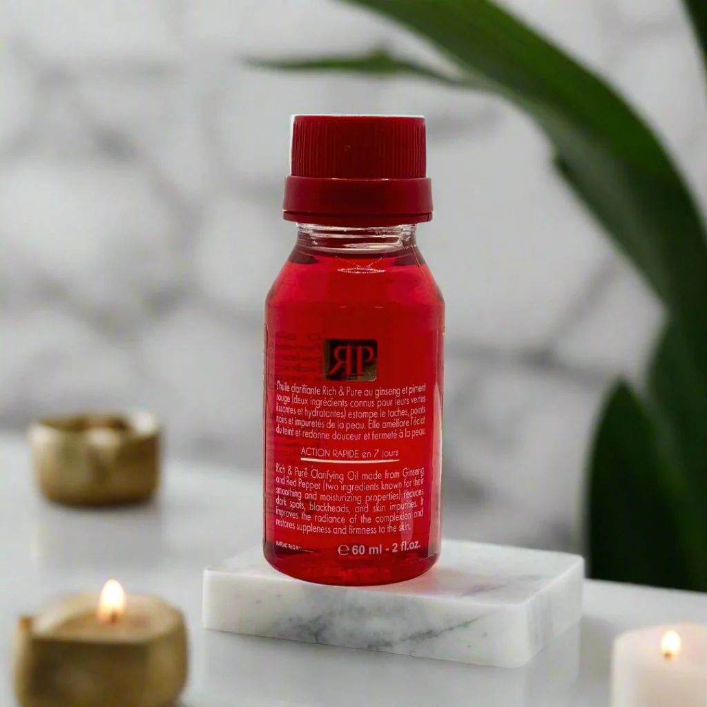 RICH & PURE Clarifying OIL Fast Action with Ginseng + Red Pepper - 60 ml - Image 2
