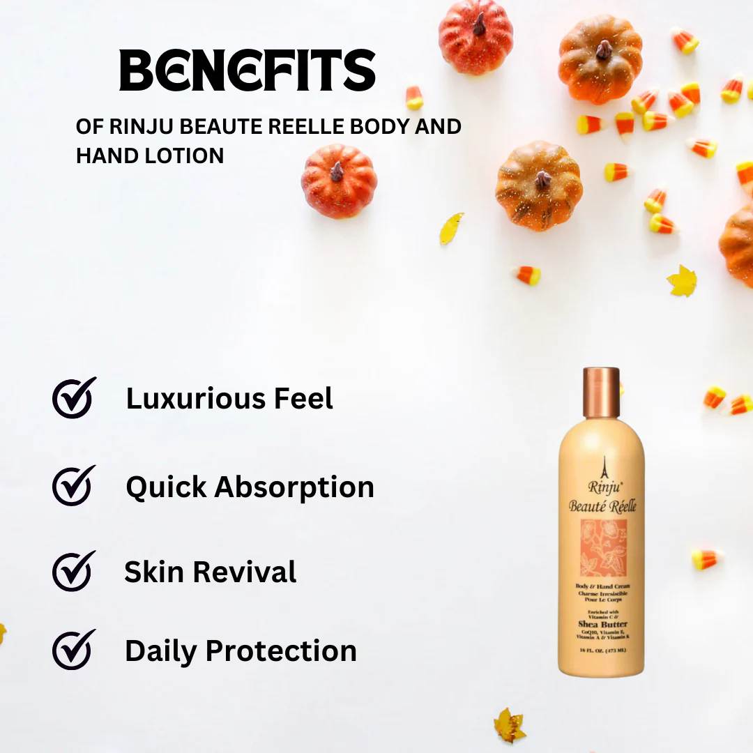 Rinju Beaute Reelle Body and Hand Lotion 16 oz - Image 3