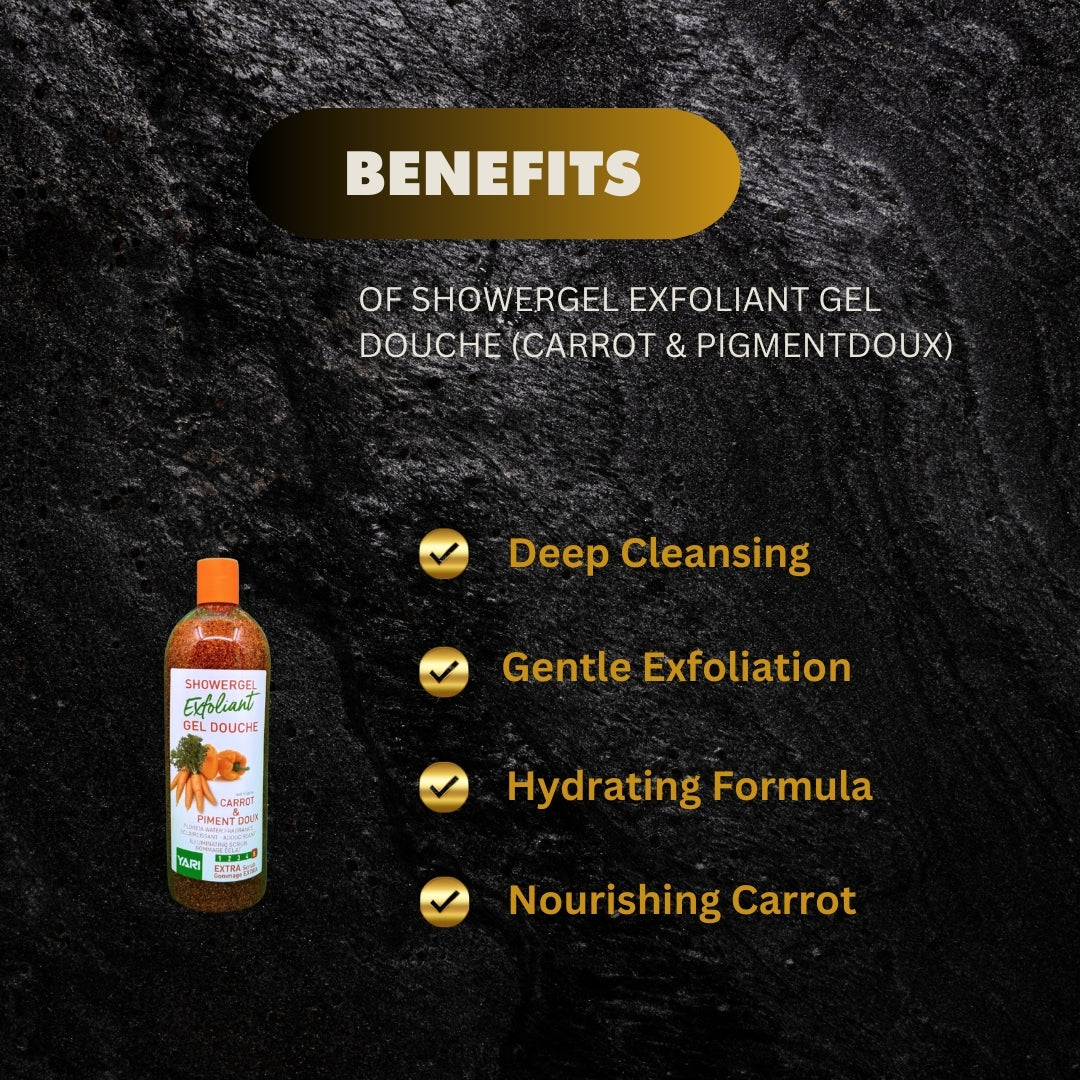 ShowerGel Exfoliant Gel Douche (carrot & pigmentdoux) - Image 3
