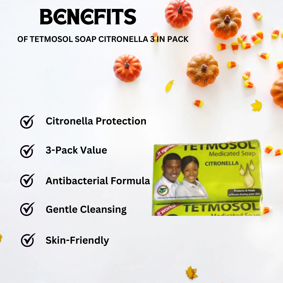 Tetmosol Medicated Soap Citronella 3 in pack - Image 2