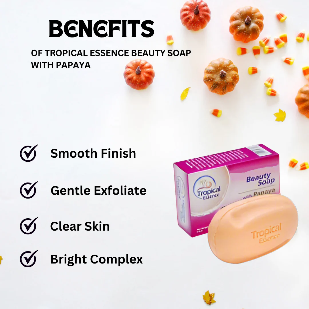 Tropical Essence  Beauty Soap With Papaya 3 oz - Image 2