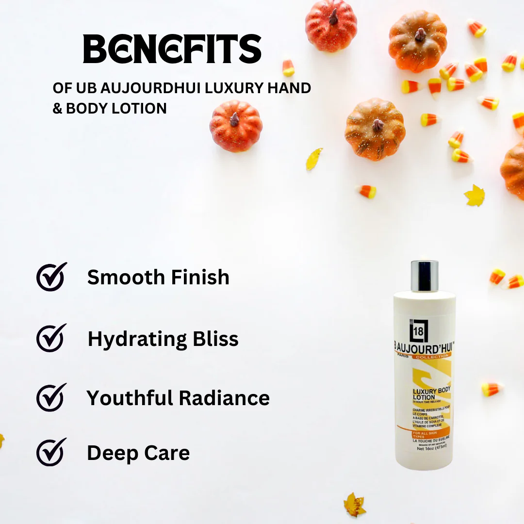 UB Aujourdhui Luxury Hand & Body Lotion 16 oz - Image 3