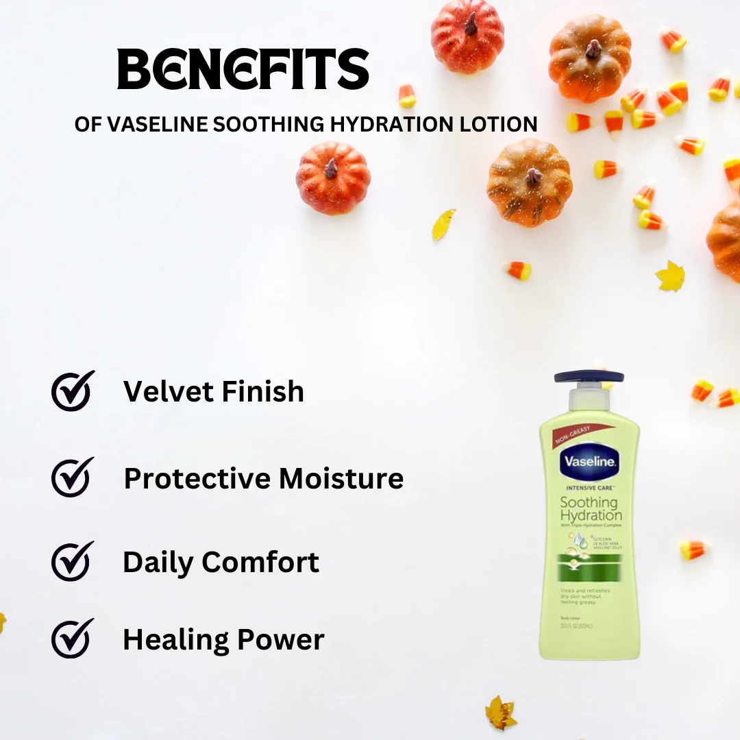 Vaseline Soothing Hydration Lotion 600ml / 20.3oz - Image 2