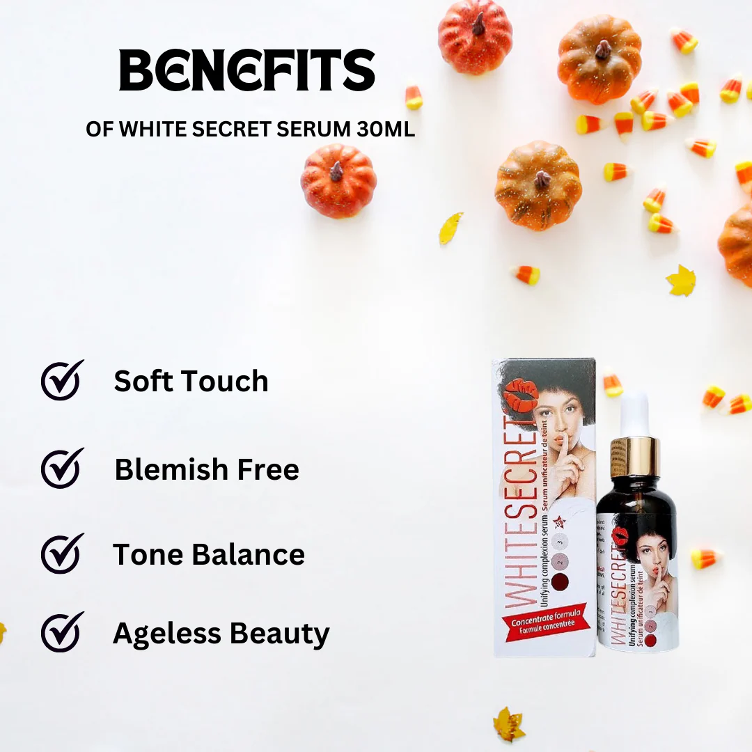 White Secret Concentrate Unifying Complexion VitaminE Serum 30ml - Image 2