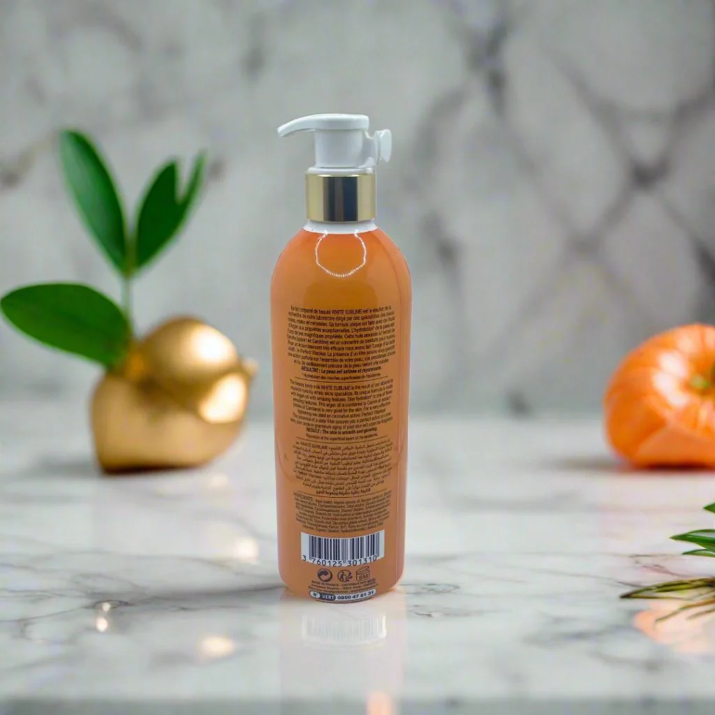 White Sublime Strong Body Lotion made with VITACLEAR PERFECT, Argan oil & Carrot oil Extract 500 ml - Image 2